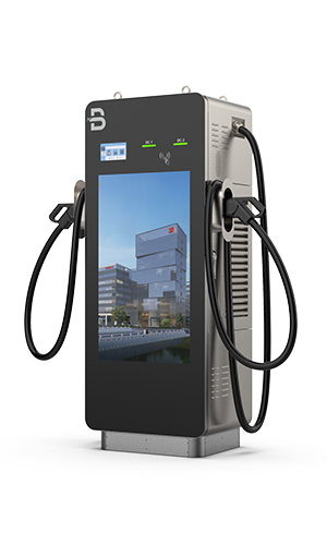 2  Guns  DC EV  Charging  Advertising   Station